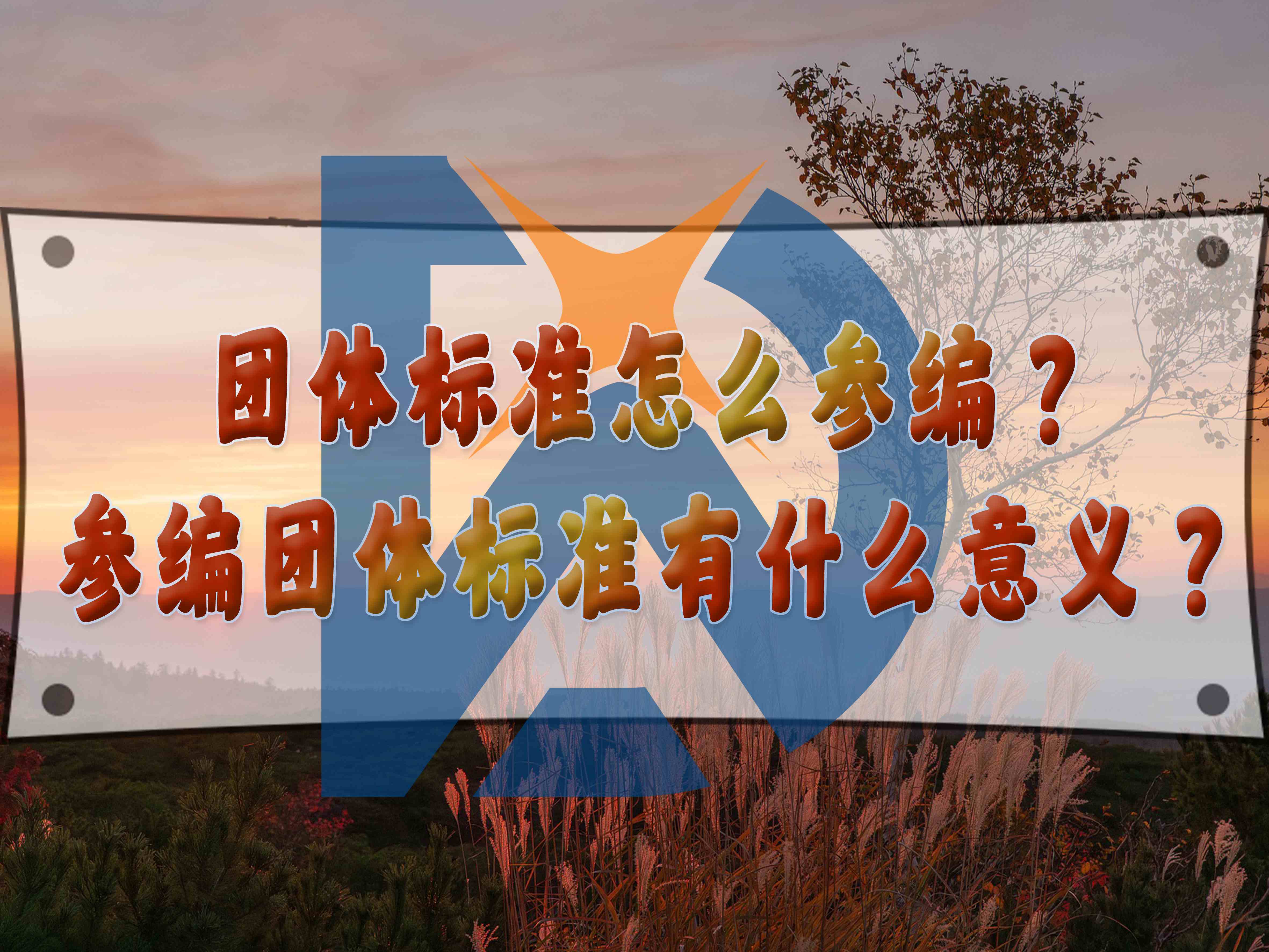 團(tuán)體標(biāo)準(zhǔn)怎么參編？參編團(tuán)體標(biāo)準(zhǔn)有什么意義？